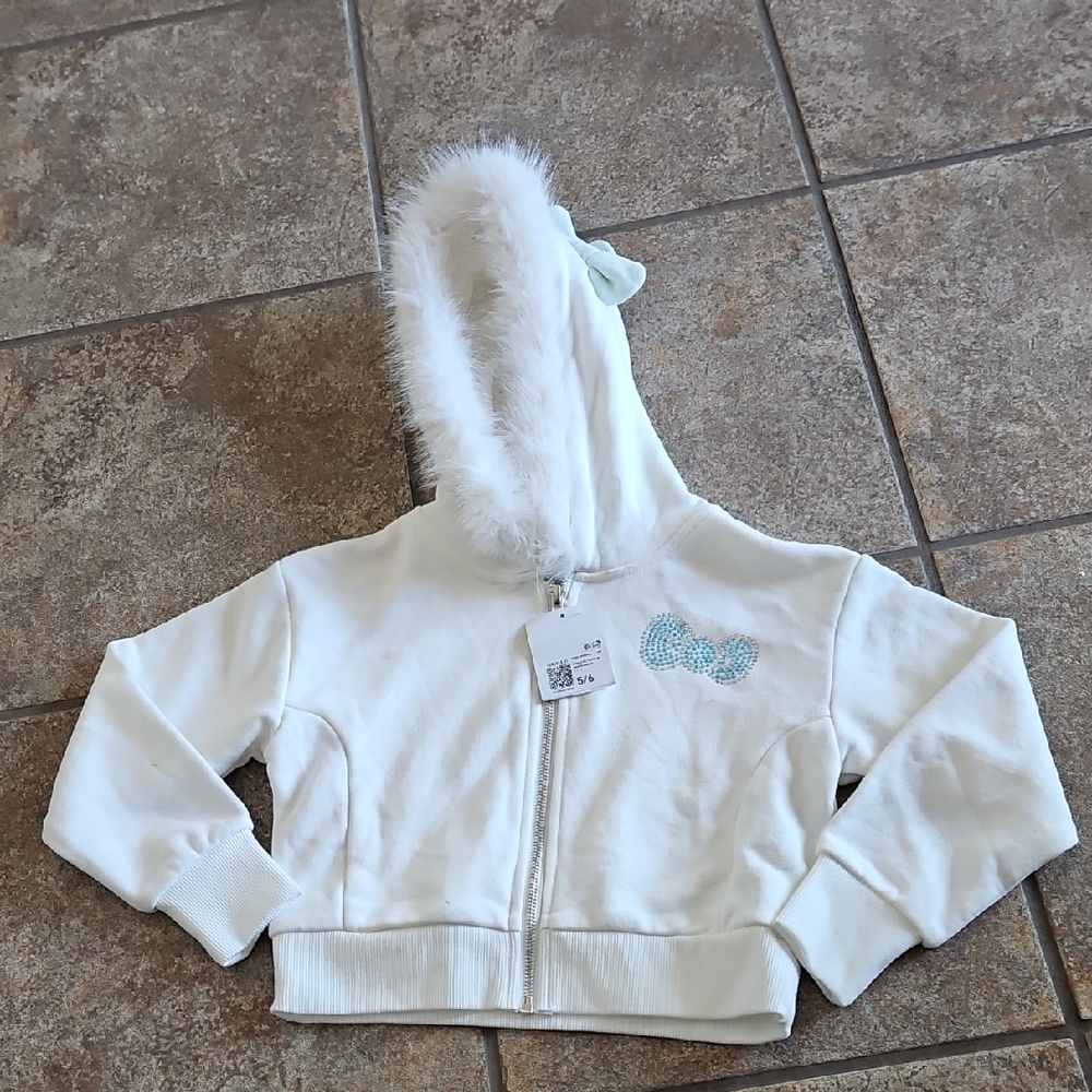 Hello Kitty Kids Athletic Jacket Size 5/6 NWT